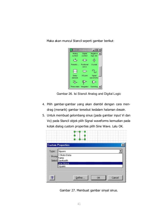 Gambar Teknik Manual Dan Visio
