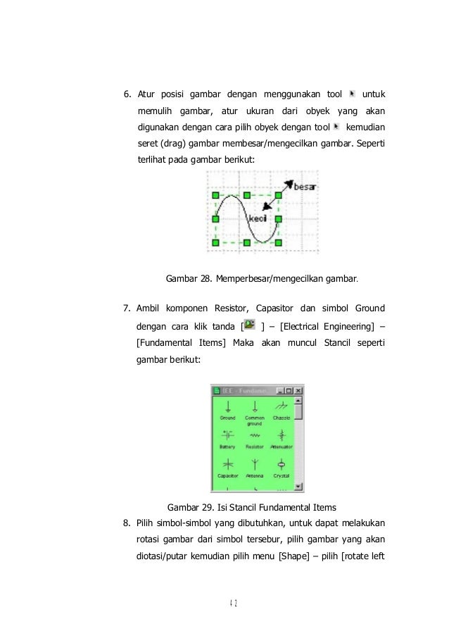 Gambar Teknik Manual Dan Visio