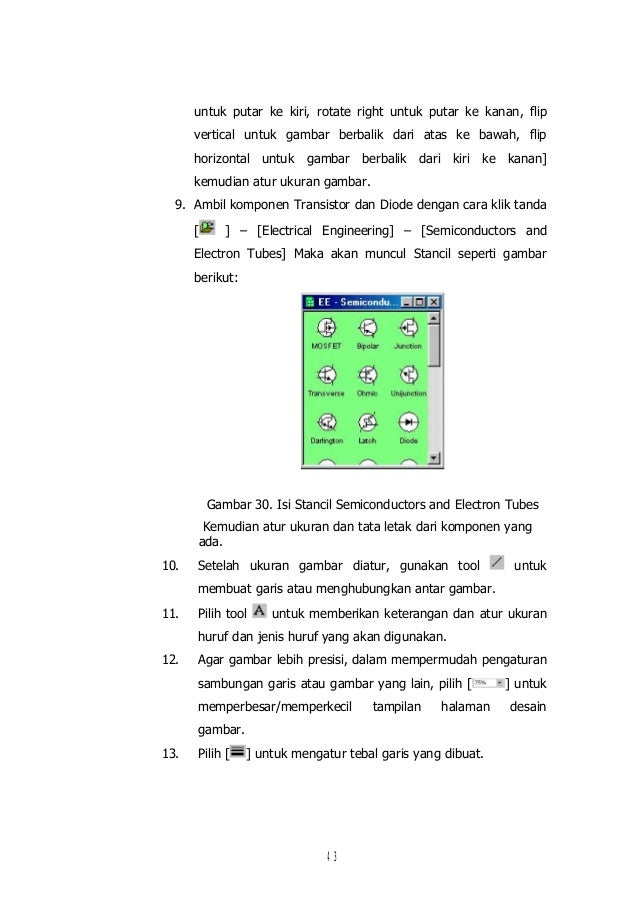 Gambar Teknik Manual Dan Visio