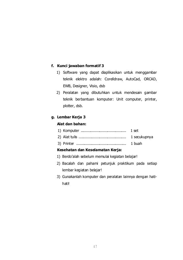 Gambar Teknik Manual Dan Visio