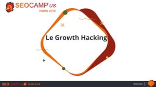 #seocamp 1
Le Growth Hacking
 