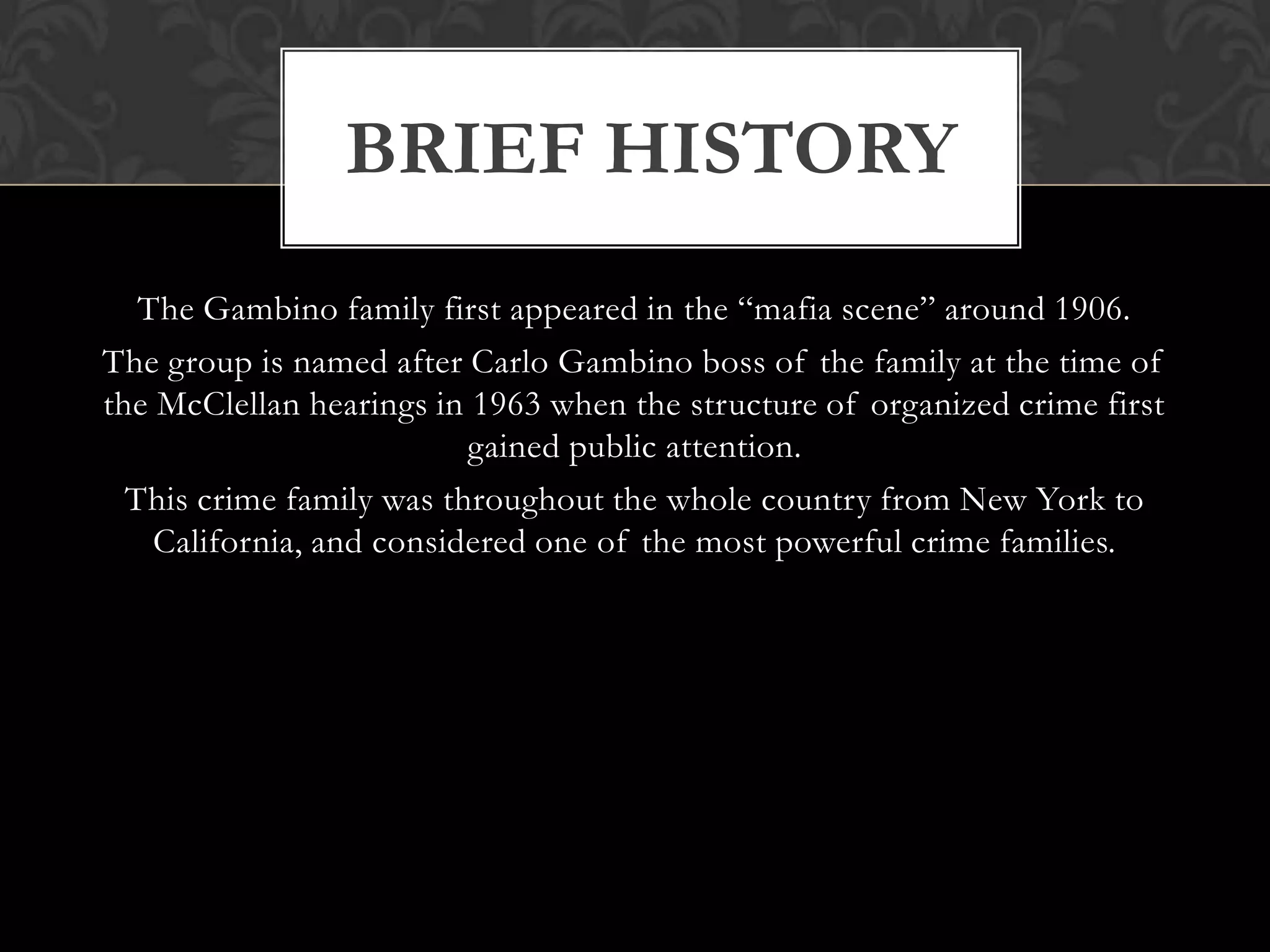 The Gambino Crime Family Today Adapting To A Changing Criminal Landscape - w1p097w