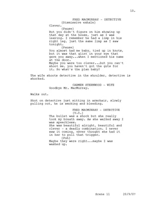 A Gamble On Life script