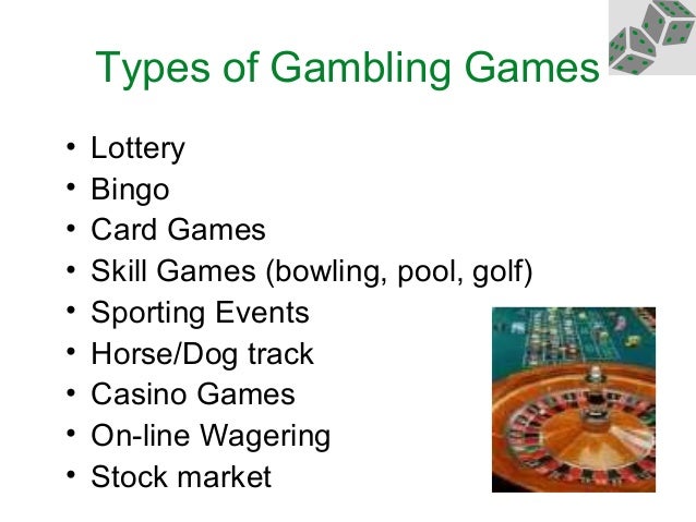 Types Of Online Gambling