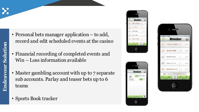 Gambling bets manager application for an online sports ...