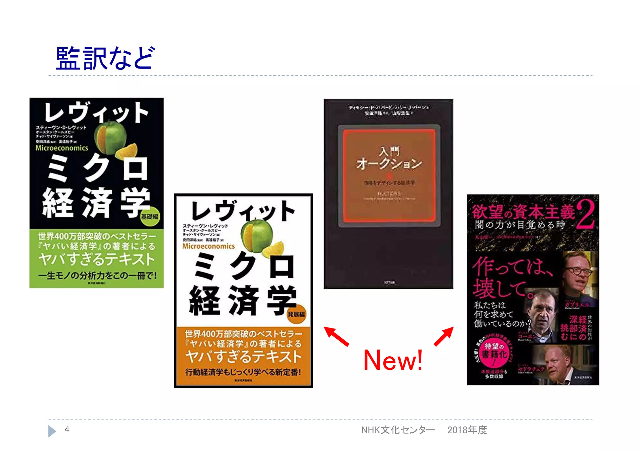 監訳など
2018年度4
New!
NHK文化センター
 