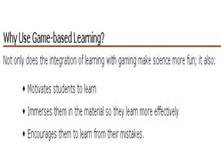 Game Based Learning Part Ii | PPT