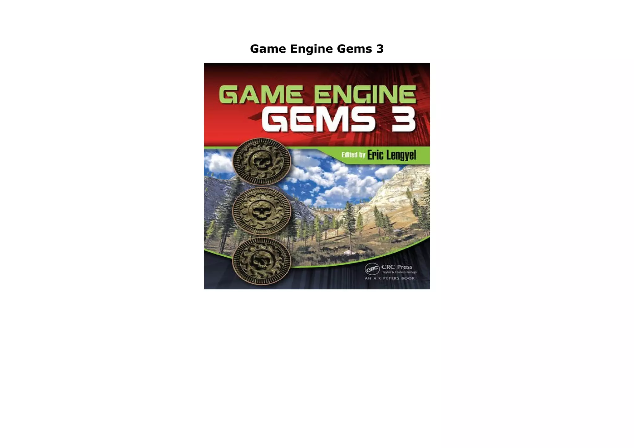 Game Engine Gems 3 PPT