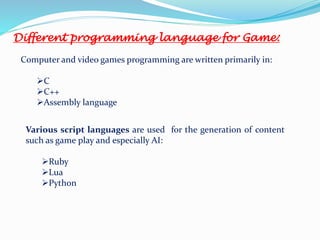 Game programming-help | PPT