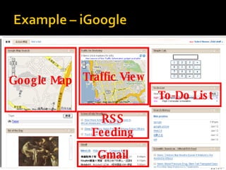 Gmail To-Do List RSS Feeding Google Map Traffic View 
