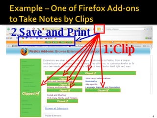 2 . Save and Print 1.Clip 