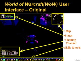 Status Map Skills & tools Chatting  Channel 