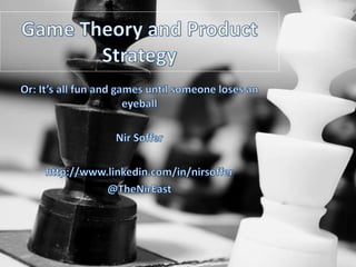 Game theory and strategy (PCA16, PCATX)