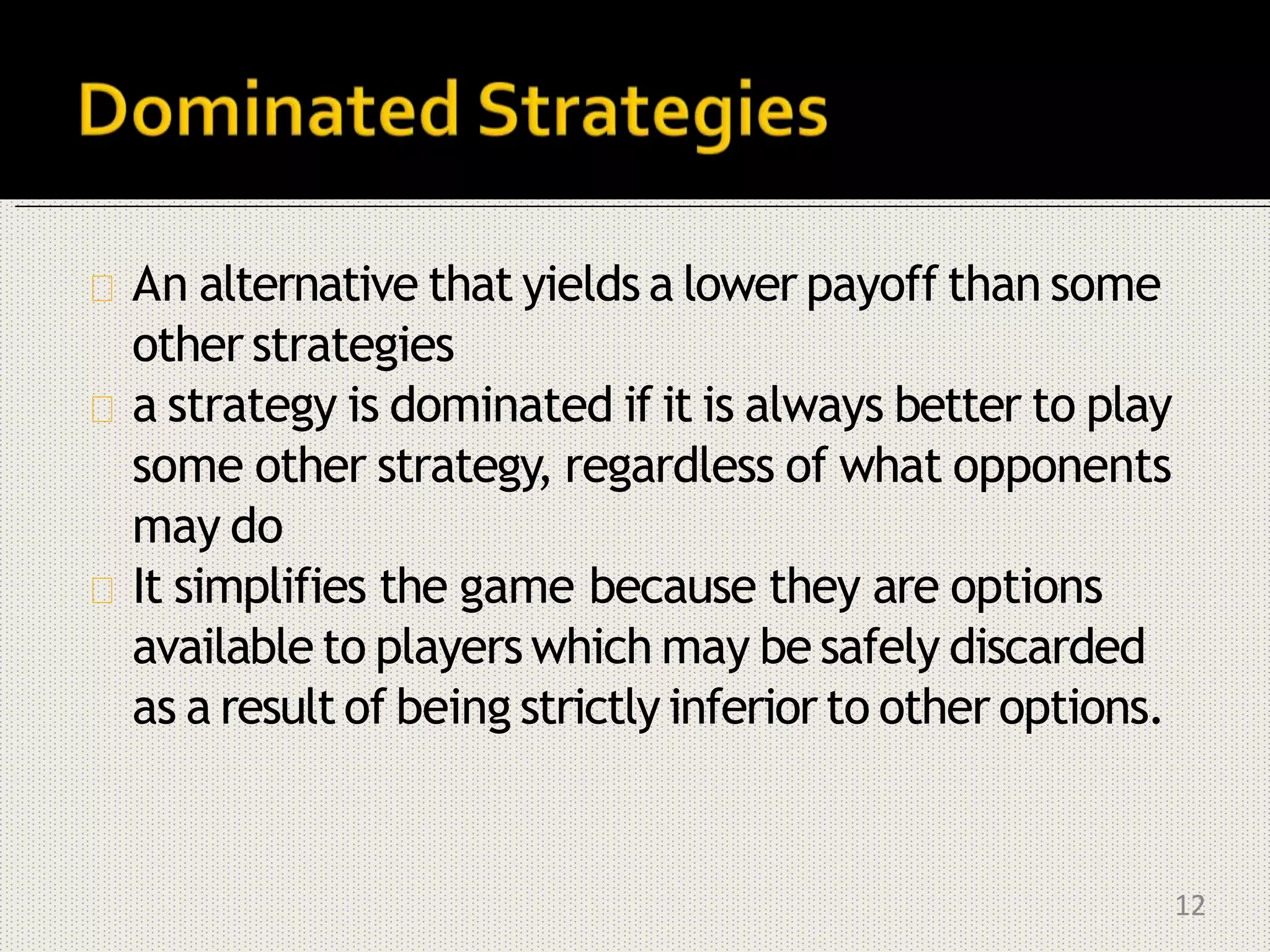 Game theory (Operation Research) | PPTX