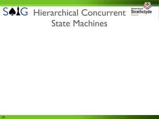 Hierarchical Concurrent
         State Machines




35
 