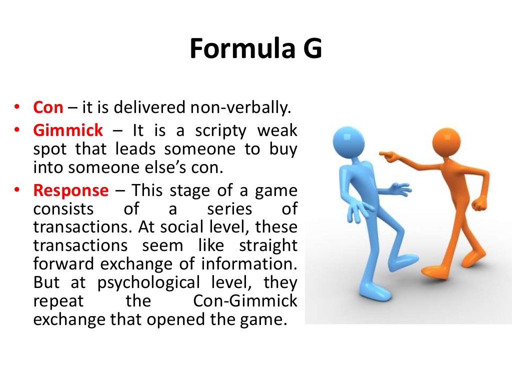Game analysis Transactional Analysis