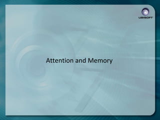 Attention and Memory

 