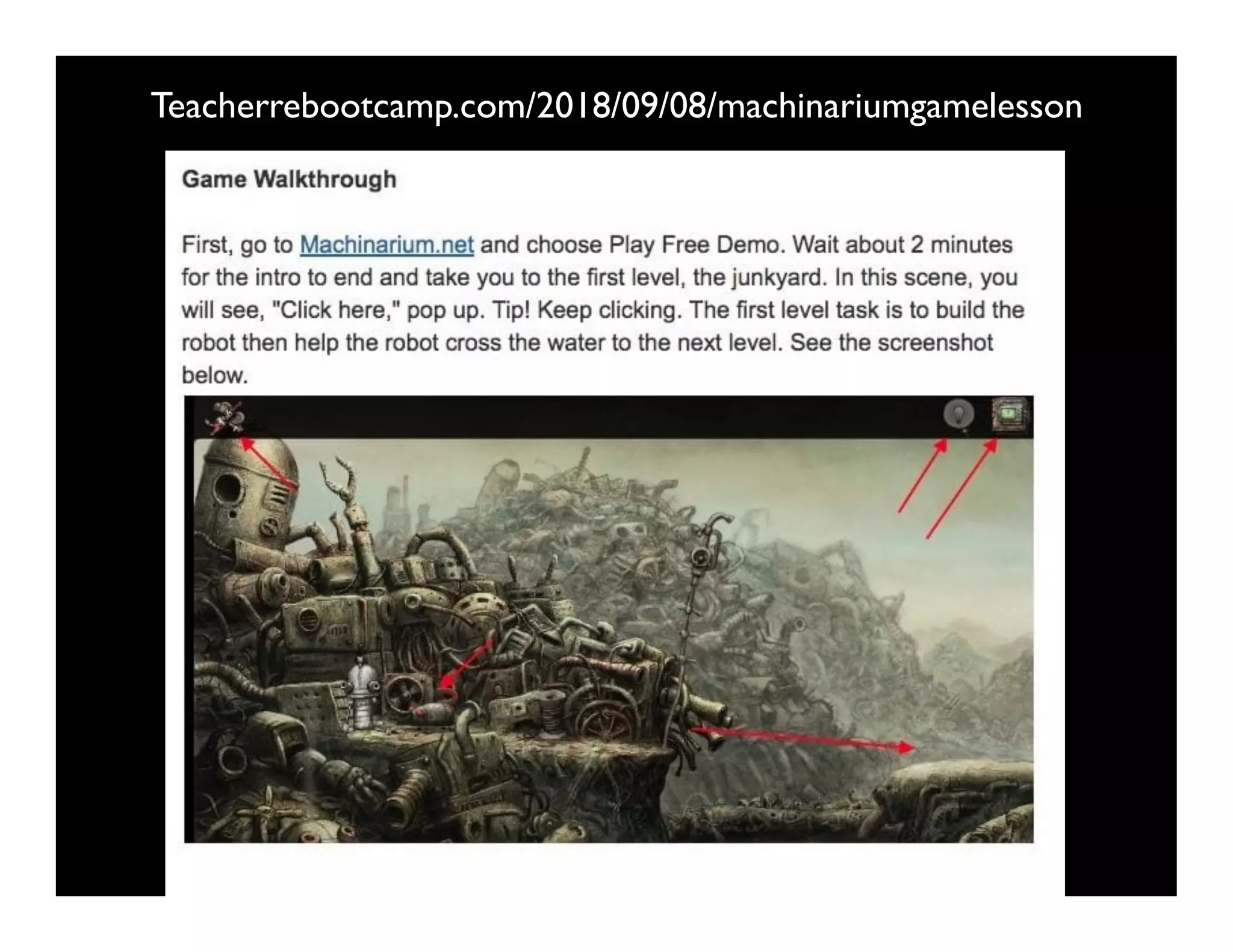 Teacherrebootcamp.com/2018/09/08/machinariumgamelesson
 