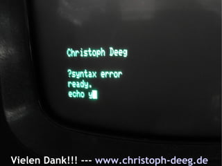 Vielen Dank!!! --- www.christoph-deeg.de
 