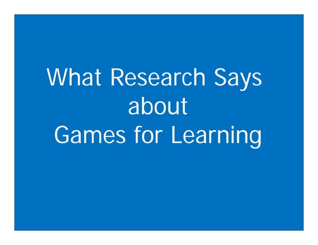 Game Based Learning Pdf