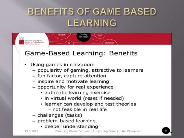 Game based learning | PPTX | Educational Video Games | Video Game Genres