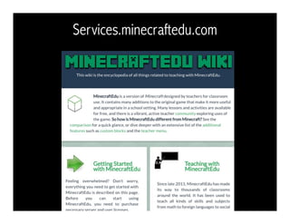 Services.minecraftedu.com
 