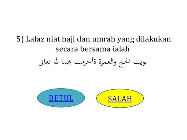 Soalan Haji Dan Umrah - Terengganu v