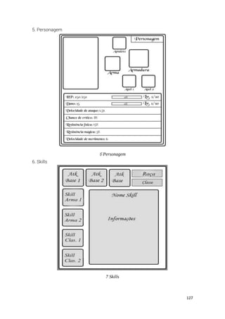 127
5. Personagem
6 Personagem
6. Skills
7 Skills
 