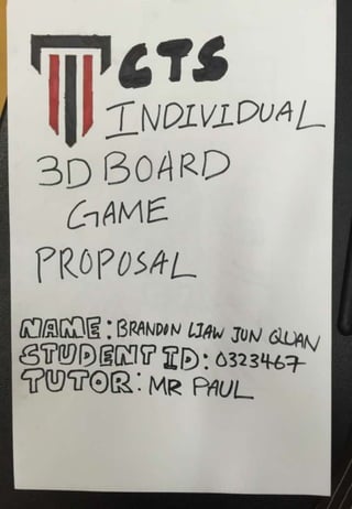 Game board proposal