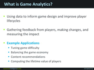 Game Analytics & Machine Learning | PDF