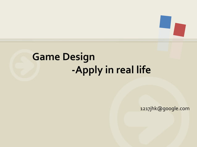 Gamedesign | PPT