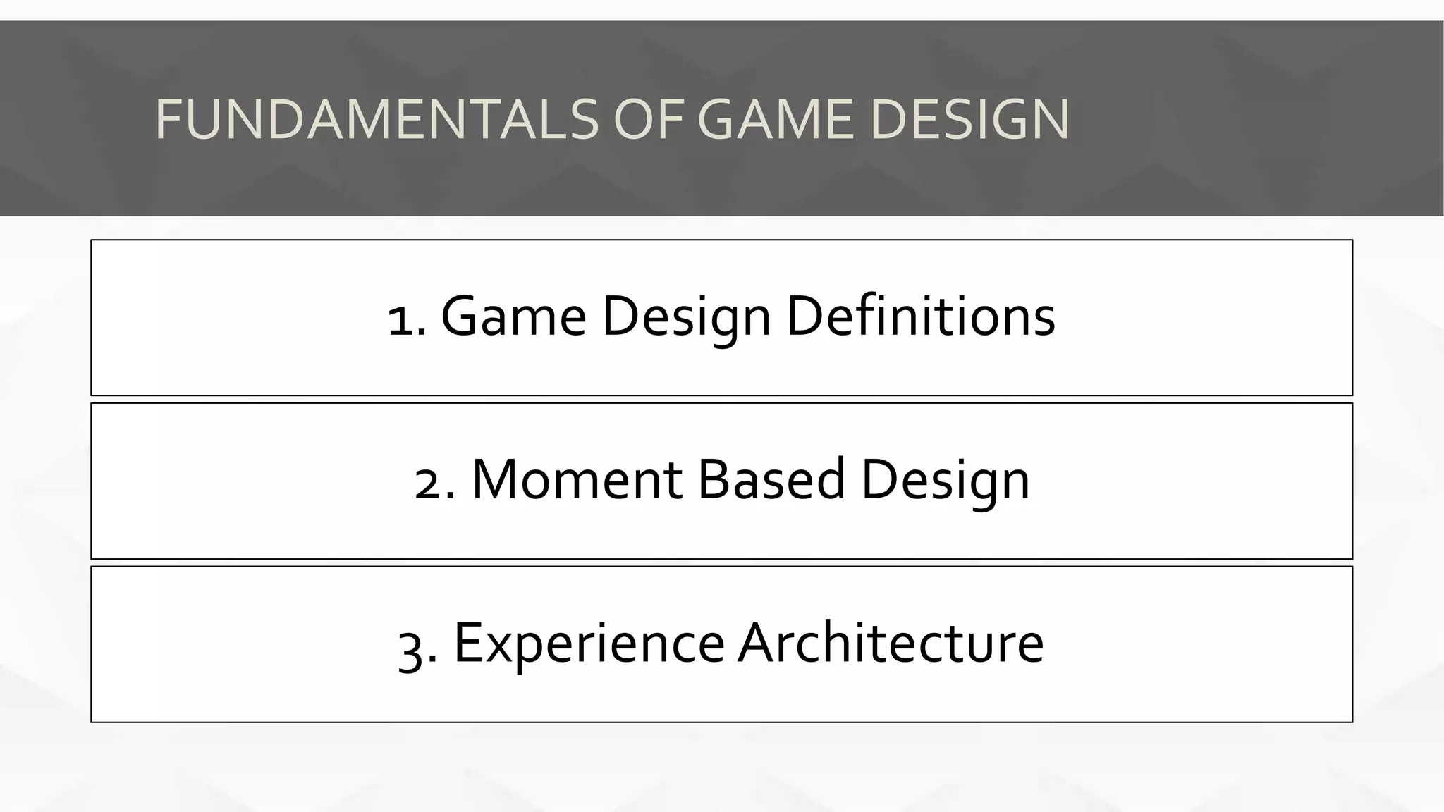 Game Design Principle | PPTX