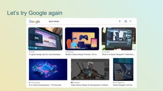 Let’s try Google again
 