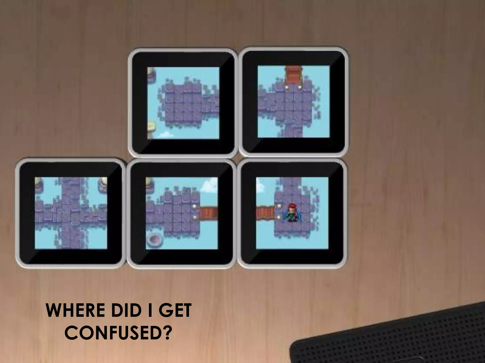 WHERE DID I GET
 CONFUSED?
 