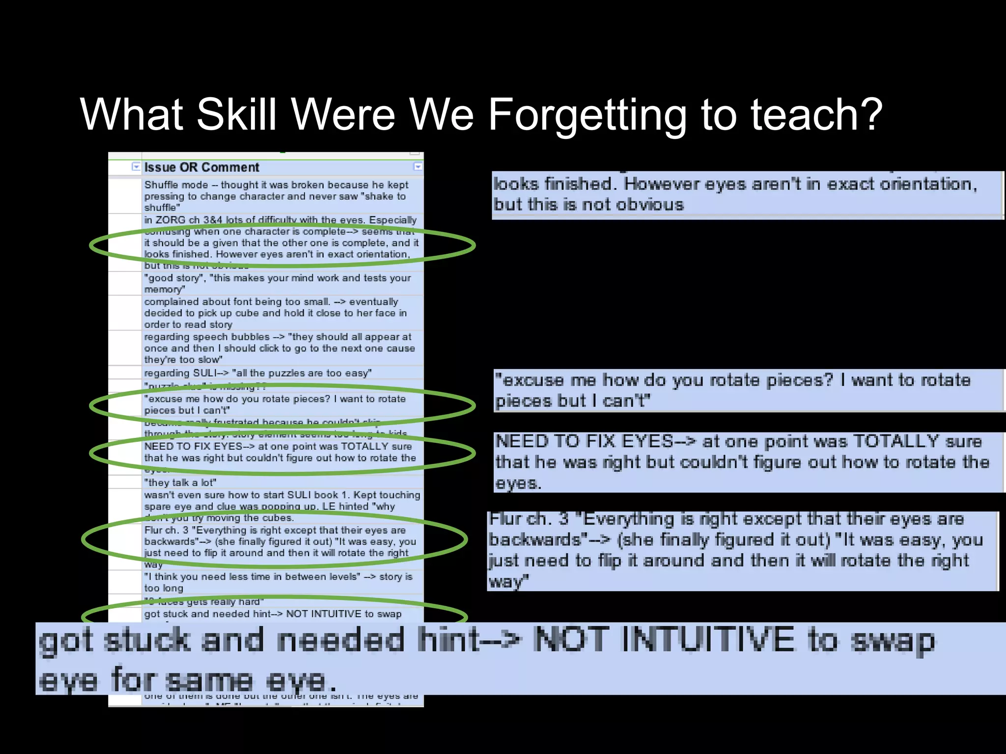 What Skill Were We Forgetting to teach?
 