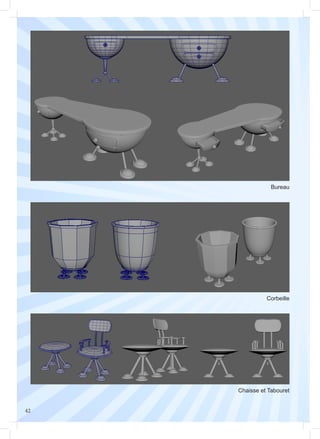 42
Bureau
Corbeille
Chaisse et Tabouret
 