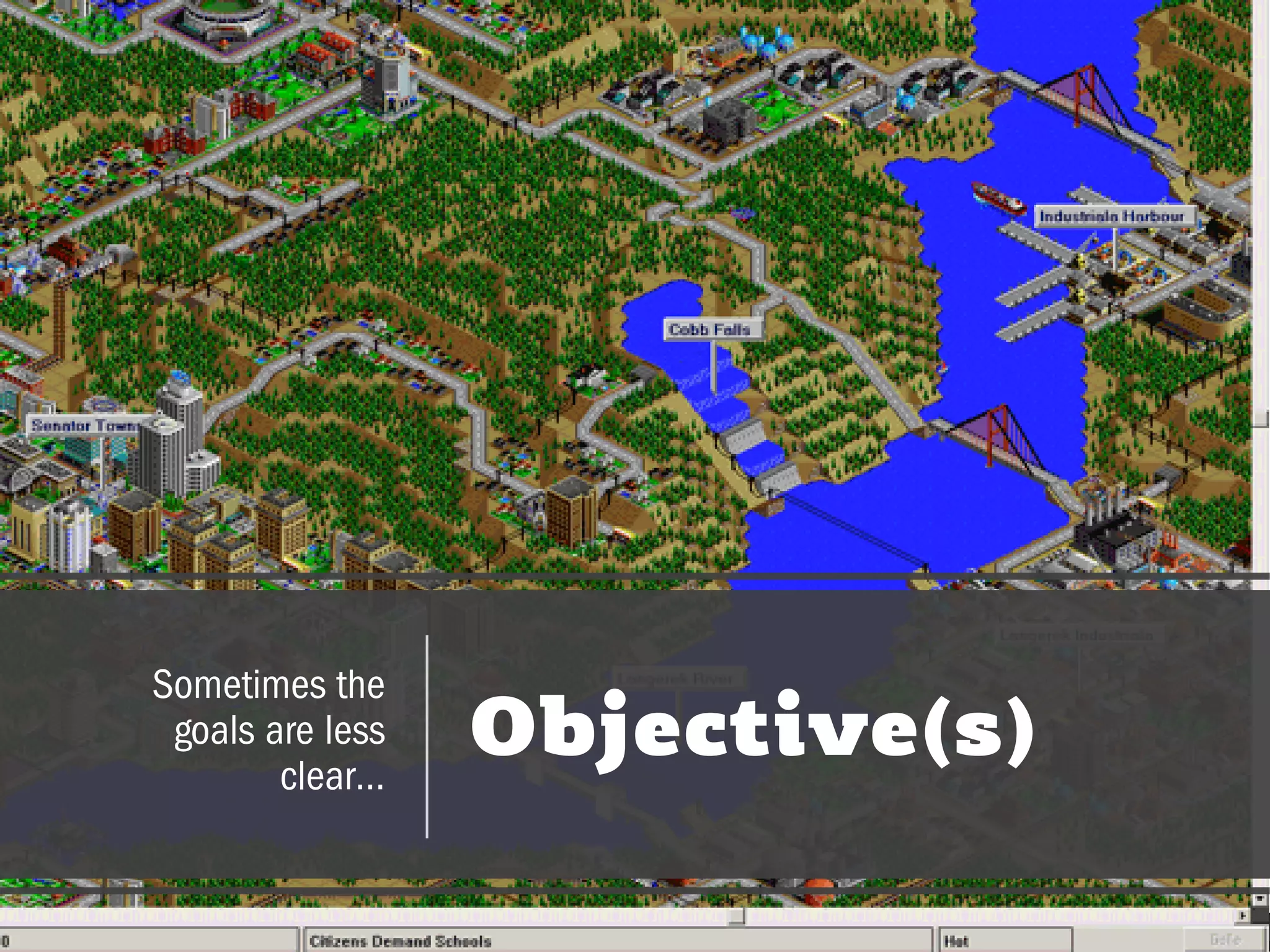 CHRISTINA WODTKE @cwodtke
Objective(s)
Sometimes the
goals are less
clear…
 