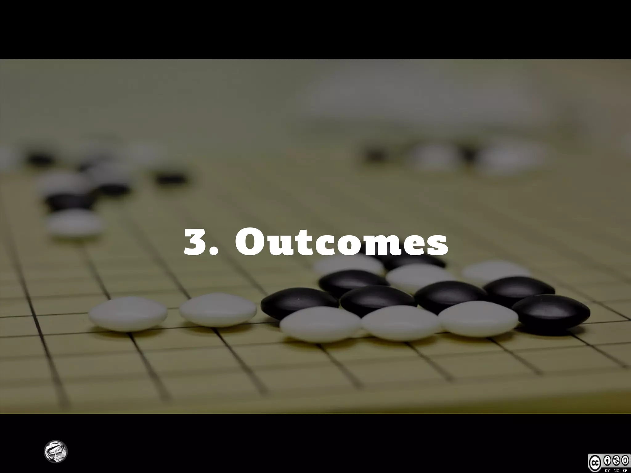 CHRISTINA WODTKE @cwodtke
3. Outcomes
 