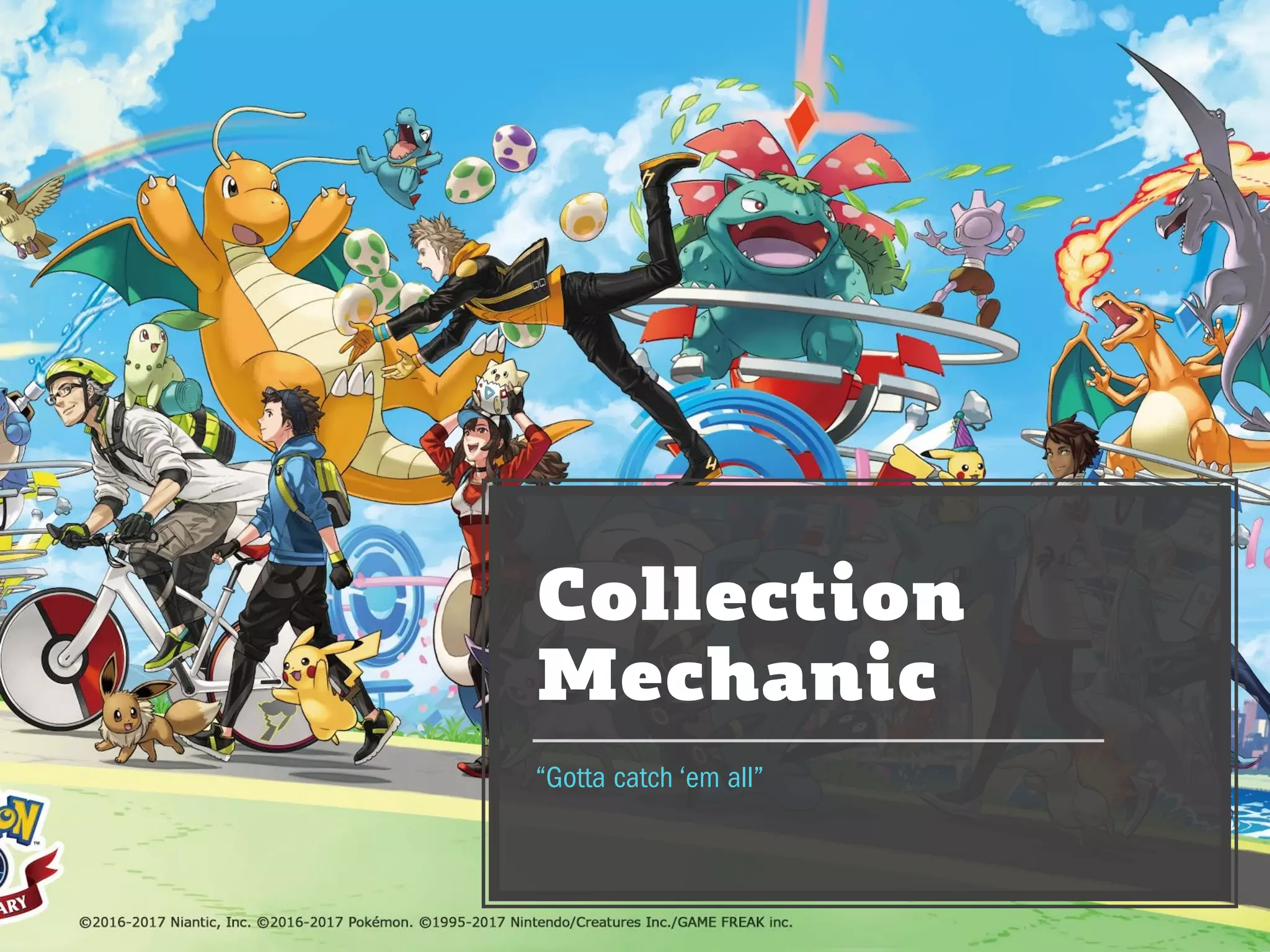 CHRISTINA WODTKE @cwodtke
Collection
Mechanic
“Gotta catch ‘em all”
 