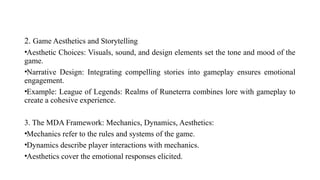 Game Lore Example This file contains lecture notes and introduction to game design ...