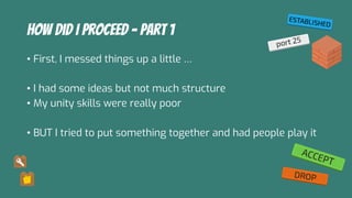 How to make a video game in 4 weeks | PPT