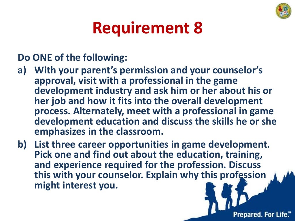 Game Design Merit Badge Presentation