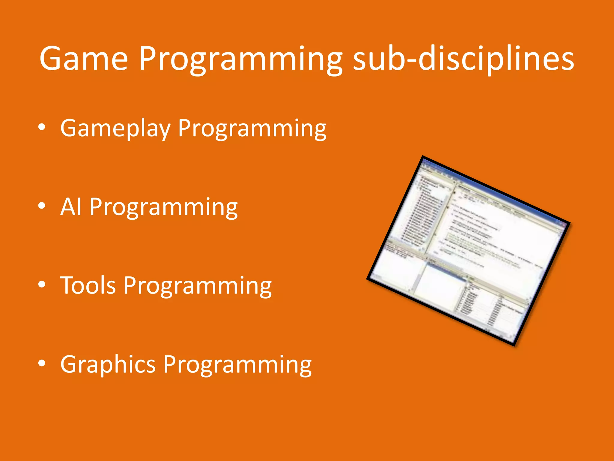 An Introduction To Game development | PPSX