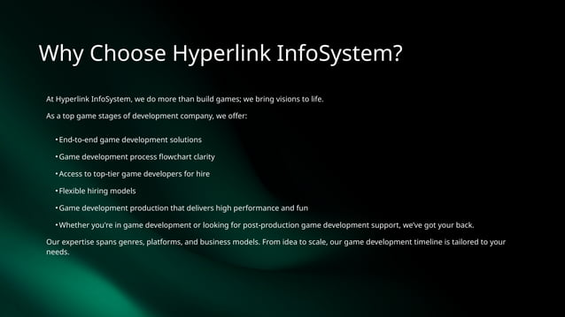 Game Development Stages: From Concept to Launch | PPTX