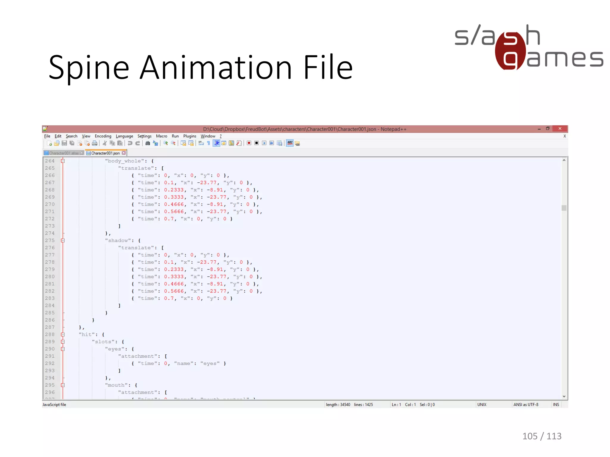 Spine Animation File 
105 / 113 
 