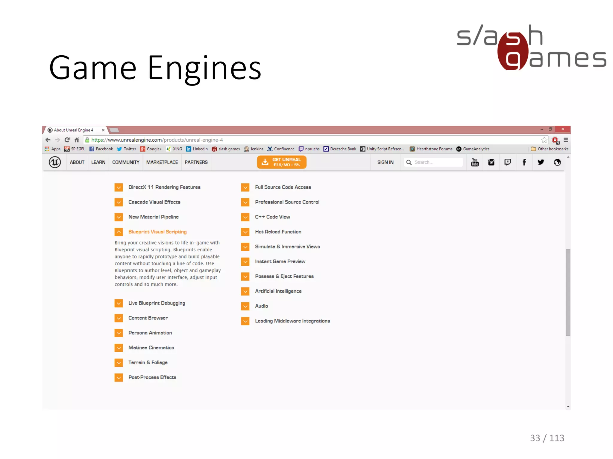Game Engines 
33 / 113 
 