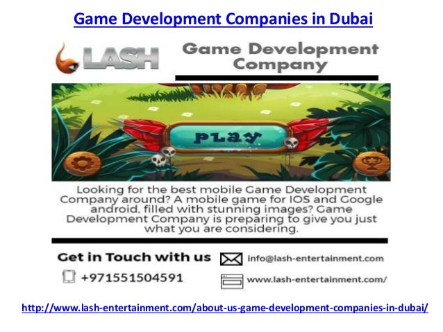 Hire one of the best game development companies in Dubai