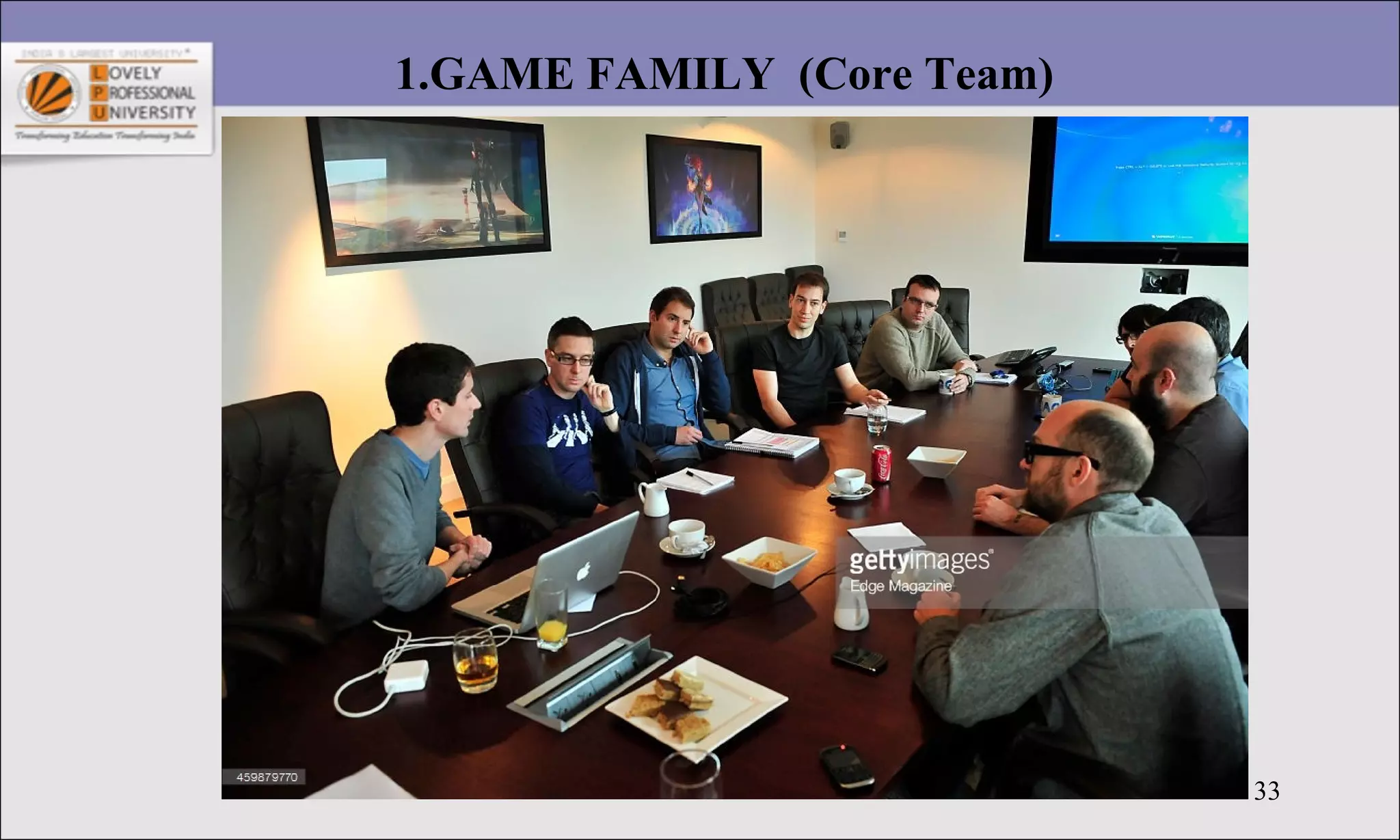 33
1.GAME FAMILY (Core Team)
 