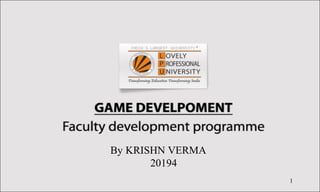 Game development program | PPT