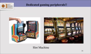 31
Dedicated gaming peripherals!!
Slot Machine
 